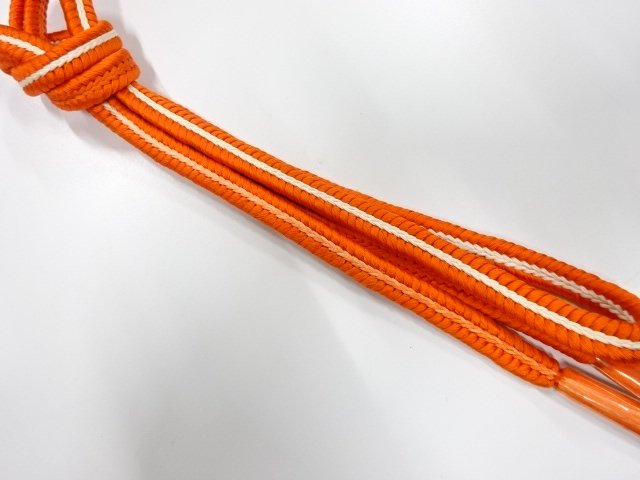 未使用品　正絹　手組帯締め